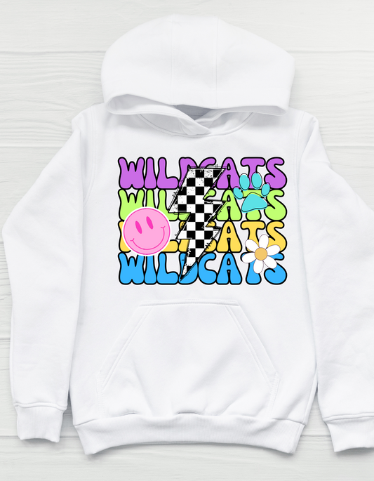 Colorful Wildcat Hoodie